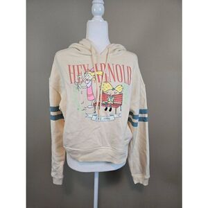 Hey Arnold Cropped Hoodie Sz XL
